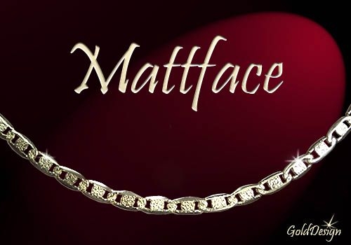 Mattface - náramek zlacený